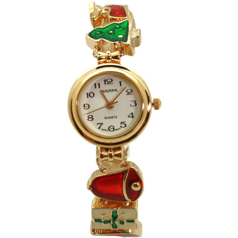 Olivia Pratt Delicate Christmas Themed Women Bracelet Watch, 1 of 6
