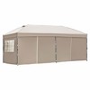 Whisen 10 x 20 Pop Up Canopy with Sidewalls, Outdoor Wedding Party Tent with Wheeled Bag - 3 of 4