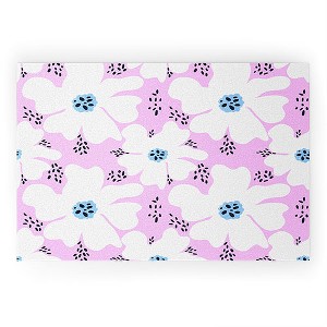 RosebudStudio Be happy today Welcome Mat - society6 - 1 of 3