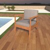 Covers&All Outdoor 5 in Seat / Back Cushion with Highly Durable Olefin Fabric, 25 in W x 25½ in L x 5 in Thick - 2 of 4