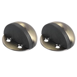 Unique Bargains Self-Adhesive No Drilling Door Stop for Home Office Keep Door Open 2 Pcs - 1 of 4
