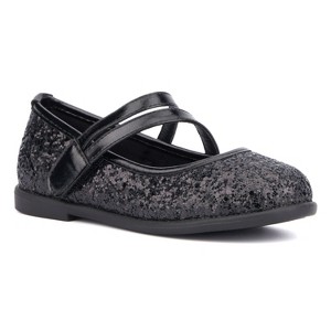 Olivia Miller Girl's Toddler Princess Heart Maryjane Flats - 1 of 4