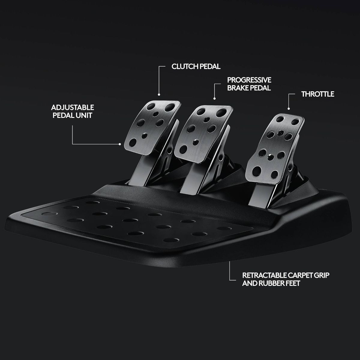 Logitech G29 Driving Force Racing Wheel and Pedals for PlayStation 4/5/PC: USB Connection - thumbnail 7