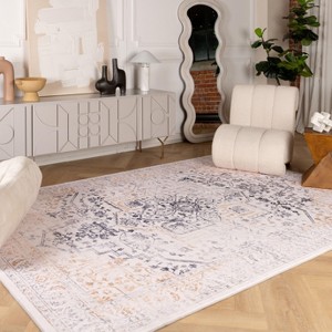 Rug Branch Vintage Traditional Distressed Indoor Soft Area Rug - 1 of 4