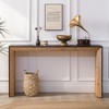 Alilang 59 Inch Console Patio Table Narrow Entry Way Modern Sleek Design-Black - 2 of 4