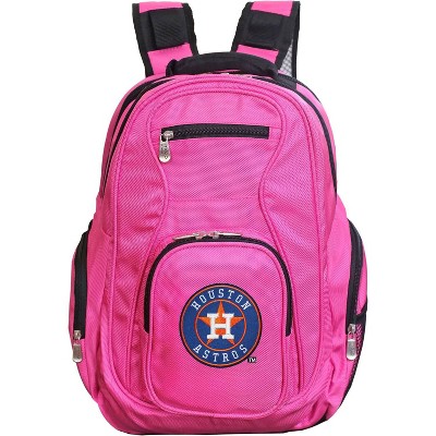 MLB Houston Astros Pink Laptop Backpack