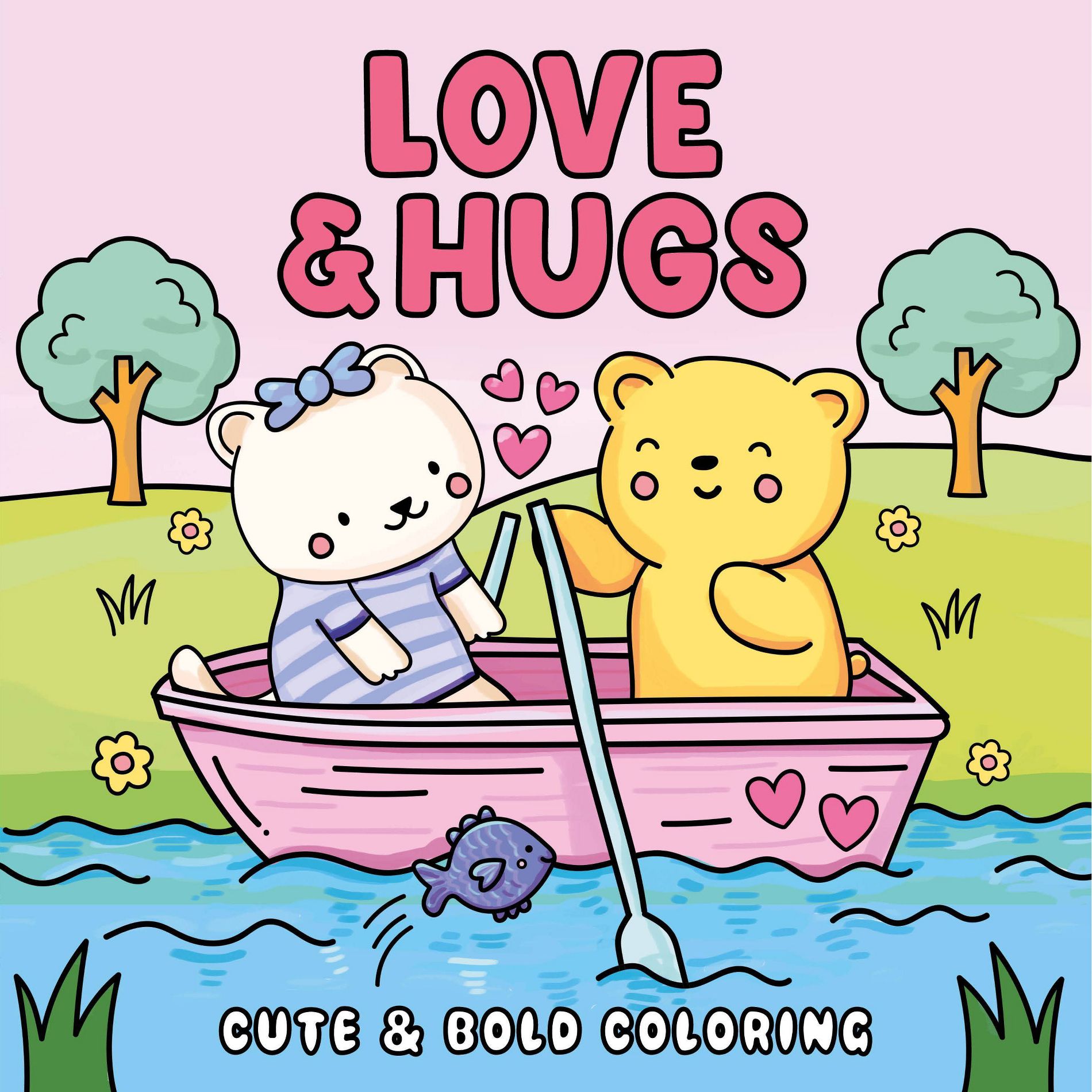 Love and Hugs Coloring Book (Paperback)