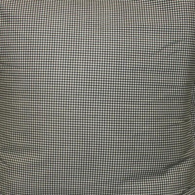 Logan Black and White Cotton Plaid Toss Pillow
