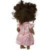 Doll Clothes Superstore Pink Floral Dress Fits Some Baby Alive And Little Baby Dolls - 3 of 4