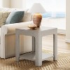 Tribesigns 2-Tier Square End Table, Farmhouse Wooden Side Table with Storage Shelf - 4 of 4