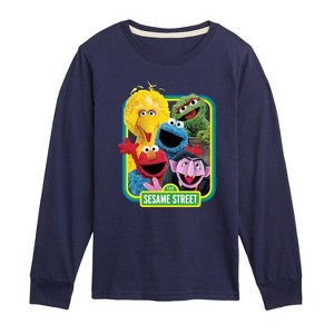 Boys' - Sesame Street - Photo Group-Toddler and Youth Long Sleeve T-Shirt Long Sleeve Graphic T-Shirt - 1 of 3
