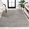 Rabat High-Low Pile Mini-Diamond Trellis Indoor/Outdoor Area Rug - JONATHAN Y - 4 of 4