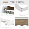 PAGED Retractable Door Awning Water-Resistant Fabric Awning for Door Entrance Aluminum Frame for Gardens, Yard - 4 of 4