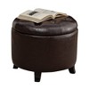 Designs4Comfort Round Storage Ottoman - Breighton Home - 3 of 4