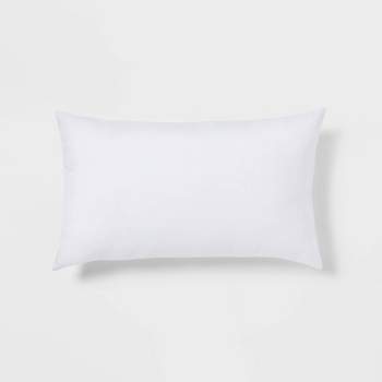 18x18 Poly-filled Square Throw Pillow Insert White - Threshold