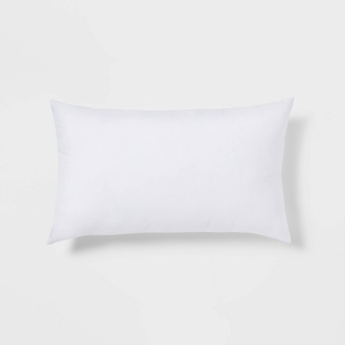 12x20 Poly-filled Lumbar Throw Pillow Insert White - Threshold