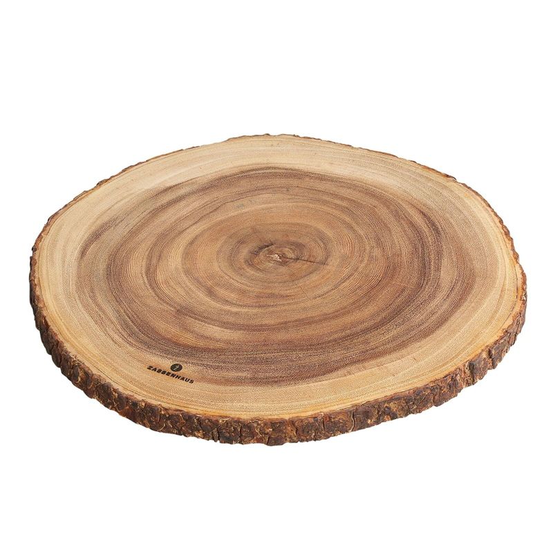 Zassenhaus Wood Serving Board, Acacia, round, 1 of 5