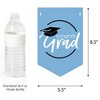 Big Dot of Happiness Light Blue Graduation Bunting Banner - Party Decorations - Congrats Grad 2026 - 2 of 4