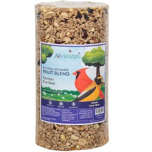 JCS Wildlife No Mess, No Waste Fruit Blend Premium Bird Seed Small Cylinder, 2 lb - 1 of 4