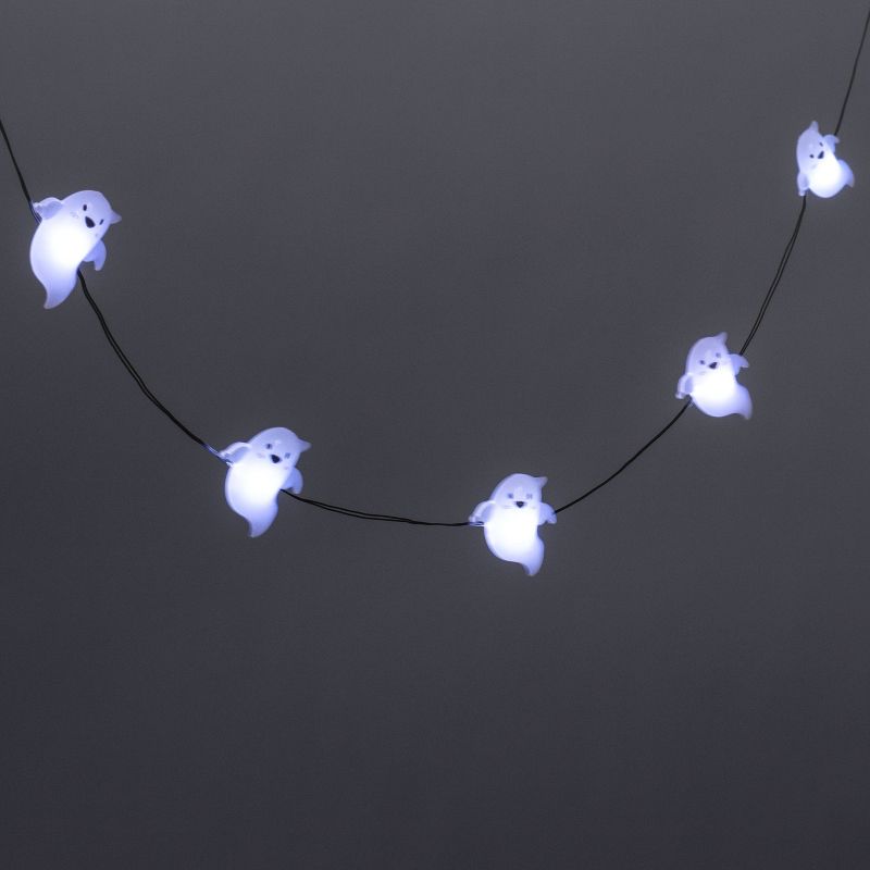 Ghost Reflector Cool White LED Bulbs Halloween String Lights - Hyde &#38; EEK! Boutique&#8482;, 1 of 6