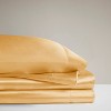 Solid Sheen Wrinkle-Free Polyester Sheet Set, Silky Soft Textile Luxury Elastic Midweight Cooling Sheets, Premium Bedding Set, St. Patrick's Day Deal - 3 of 4
