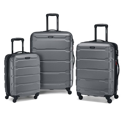 Samsonite Omni 3 Piece Hardside Luggage Nested Spinner Set (20"/24"/28") Charcoal