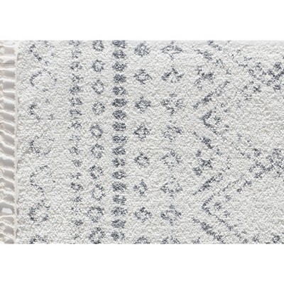 Shadow Gray 8' x 10' Shag Synthetic Area Rug