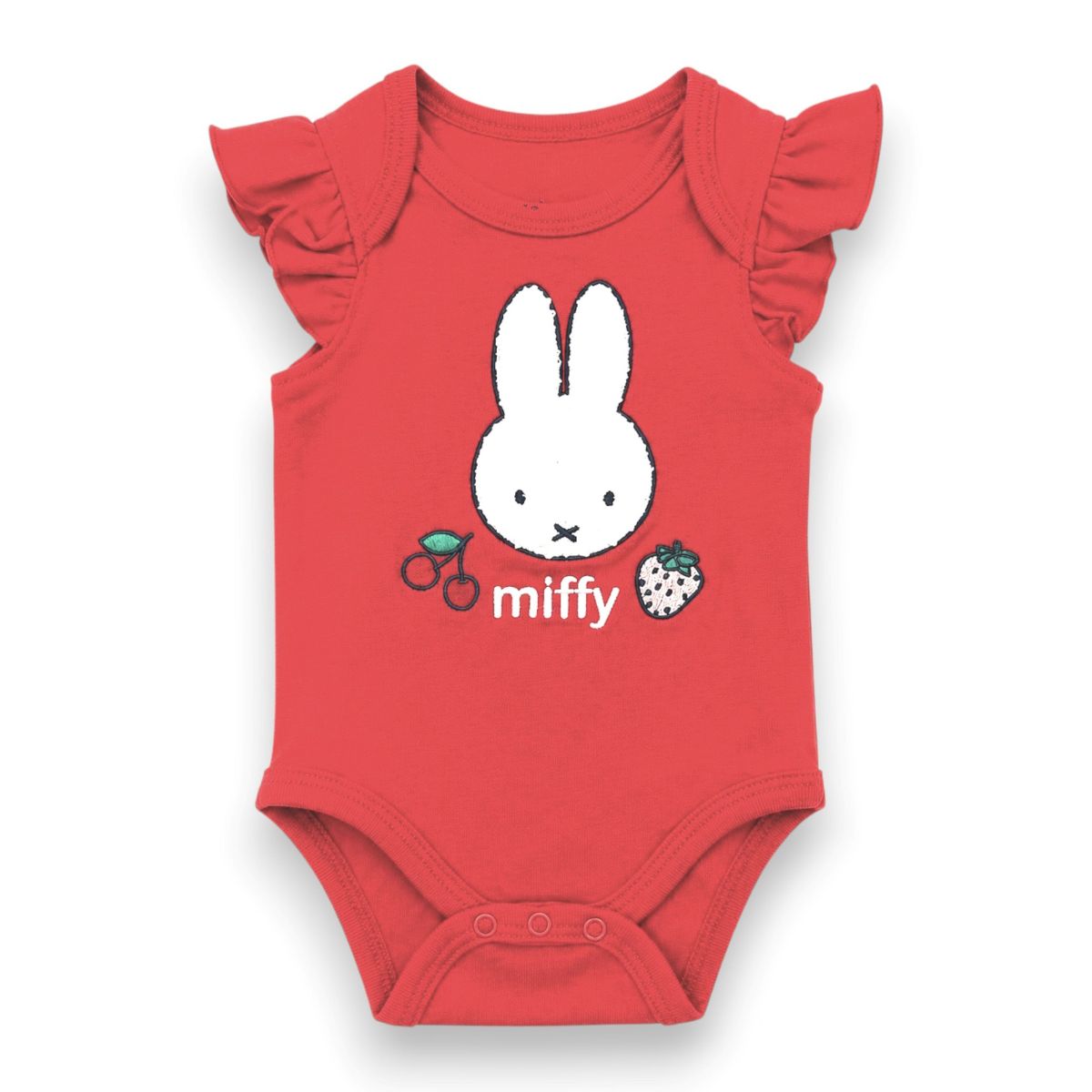 Miffy Baby Girls' 3-Piece Outfit Bodysuit, Bloomer Shorts & Headband Sets - thumbnail 7
