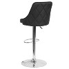 Emma and Oliver Contemporary Adjustable Height Barstool - 3 of 4