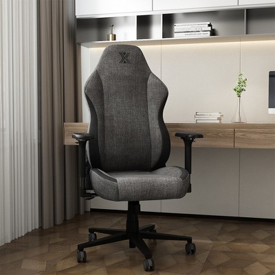 Gaming Chair, Office Desk Chair With Rotatable Armrests And Headrests, S-shaped Back, Built-in Adjustable Lumbar Support Device