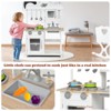Yinvani Wooden Pretend Play Kitchen Set for Kids with Accessories and Sink - 4 of 4