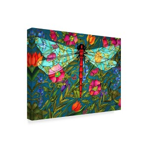 Trademark Fine Art -Holly Carr 'Red Dragonfly' Canvas Art - 1 of 3