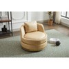 NicBex Accent Chair Swivel Chair with 360 Degrees Barrel Chair Comfy Chair Sofa Chair for Living Room, Bedroom - 4 of 4