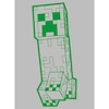 Juniors Womens Minecraft Creeper Outline T-Shirt - 2 of 4