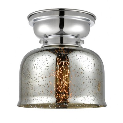 Bell - 1 Light Flush Mount In Industrial Style-7.88 Inches Tall and 8 Inches Wide