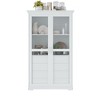 YOOCOZZ Freestanding Kitchen Storage Cabinet,Kitchen Pantry,Display Cabinet with 4 Built-in Drawers and Glass Doors - 2 of 4