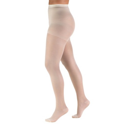 Truform 15-20 mmHg Compression Pantyhose, Sheer 20 Denier Women's Shaping Tights