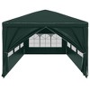 'vidaXL Outdoor Party Tent with Side Panels - UV and Water-Resistant Garden Marquee with Steel Frame, Easy Assembly, 9.8'x29.5', Green' - 3 of 4