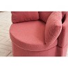 NicBex Swivel Chair with Storage Accent Chair With Back Cushion Living Room Chair for Reading Room, Bedroom - 4 of 4