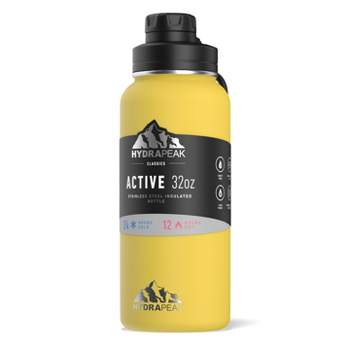 32oz Wide Mouth Water Bottle (Yellow)