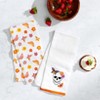 The Lakeside Collection Butterfly and Skeletons Embroidered Set of 2 Kitchen Towels - 2 of 2