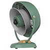 Vornado VFAN Jr. Vintage Air Circulator Fan Green: Electric Desk Fan, 2 Speeds, Portable, Metal, 6.2" Blade, 5-Year Warranty - 3 of 4