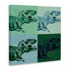 Stupell Industries Vintage Roaring T-Rex Dinosaur, 17" x 17" - 3 of 4