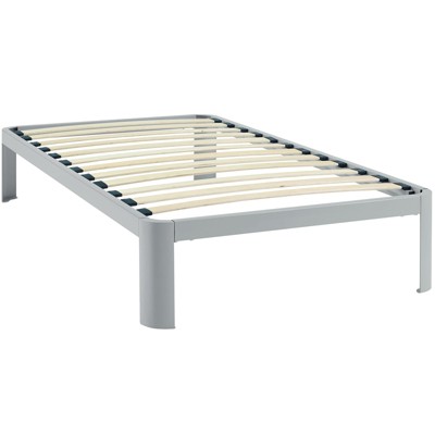 Modway Corinne Twin Bed Frame in Gray