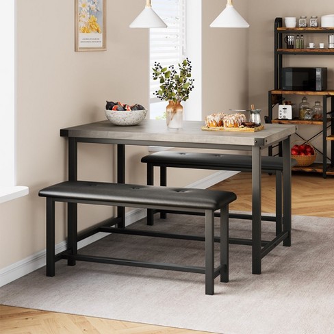 Small rectangular dining table and chairs sale