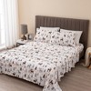 Printed Velvet Plush Fleece Sheet Set - Great Bay Home - 2 of 4