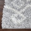 Boho Geometric Diamonds Plush Indoor Shag Area Rug or Runner by Blue Nile Mills - 3 of 4