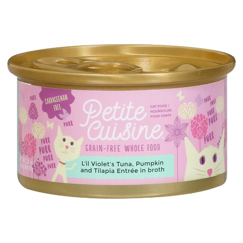 Petite Cuisine Cat Food Tuna with Pumpkin and Tilapia Entrée - Case of 24 - 2.8 oz - image 1 of 1