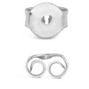 SHINE by Sterling Forever Sterling Silver Hammered Triple Drop Earrings - 4 of 4