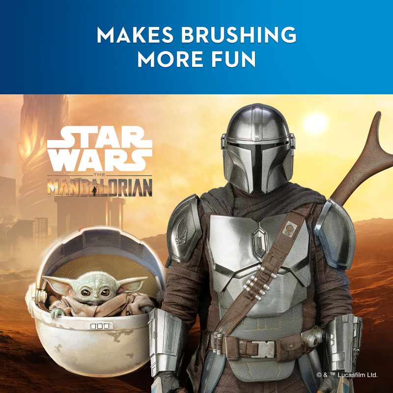 Oral-B Kids&#39; Electric Toothbrush featuring Star Wars The Mandalorian for Kids 3+, 4 of 13